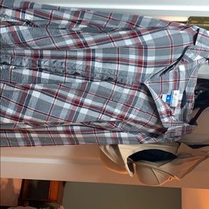 Columbia men’s flannel button-down shirt
